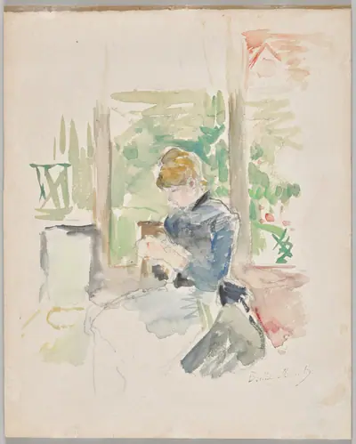 Sewing near the Window
