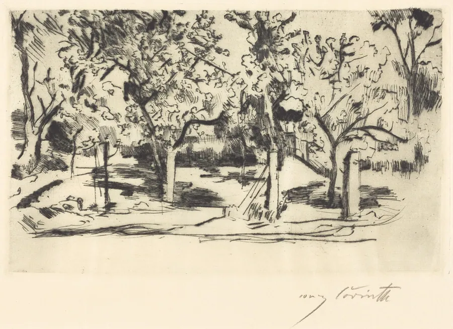Obstgarten (Orchard) by Lovis Corinth