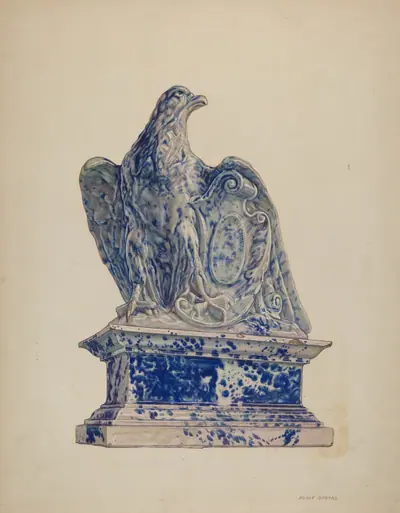 Potpourri Jar: Eagle