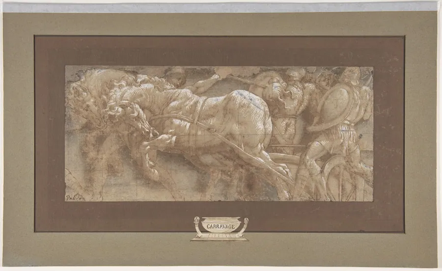 Triumphal Scene by Lelio Orsi (called Lelio da Novellara)