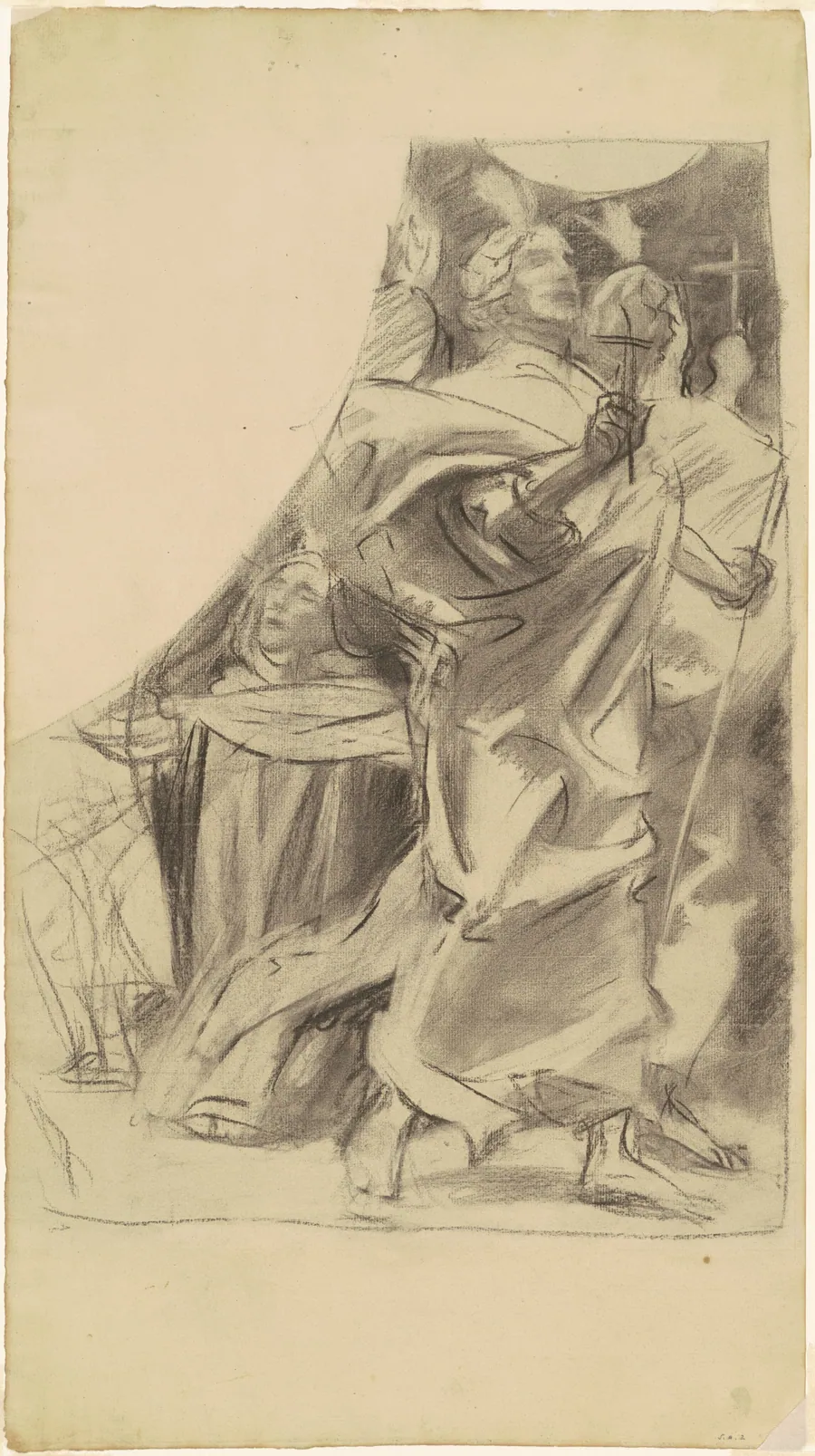 Study for "Triumph of Religion" by John Singer Sargent