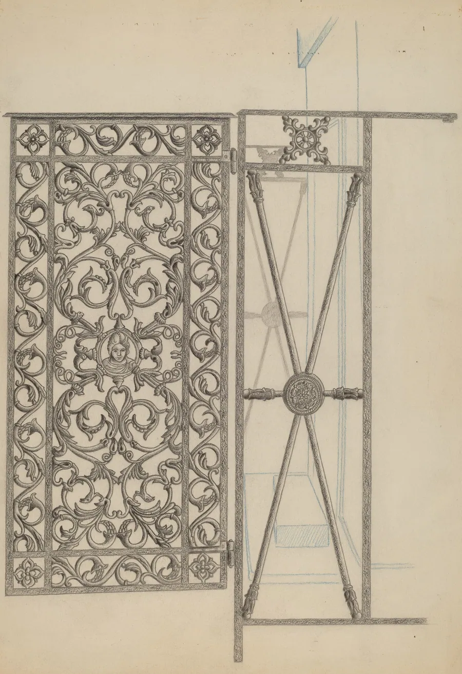 Cast Iron Gate by Joseph L. Boyd