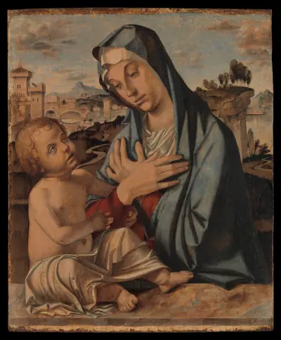 Madonna Adoring the Child