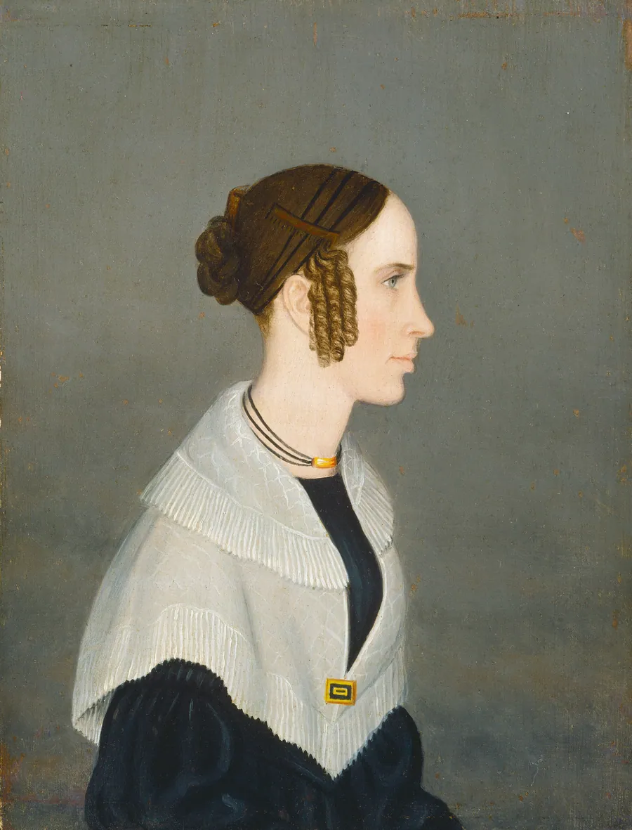 Profile Portrait of a Lady by American 19th Century