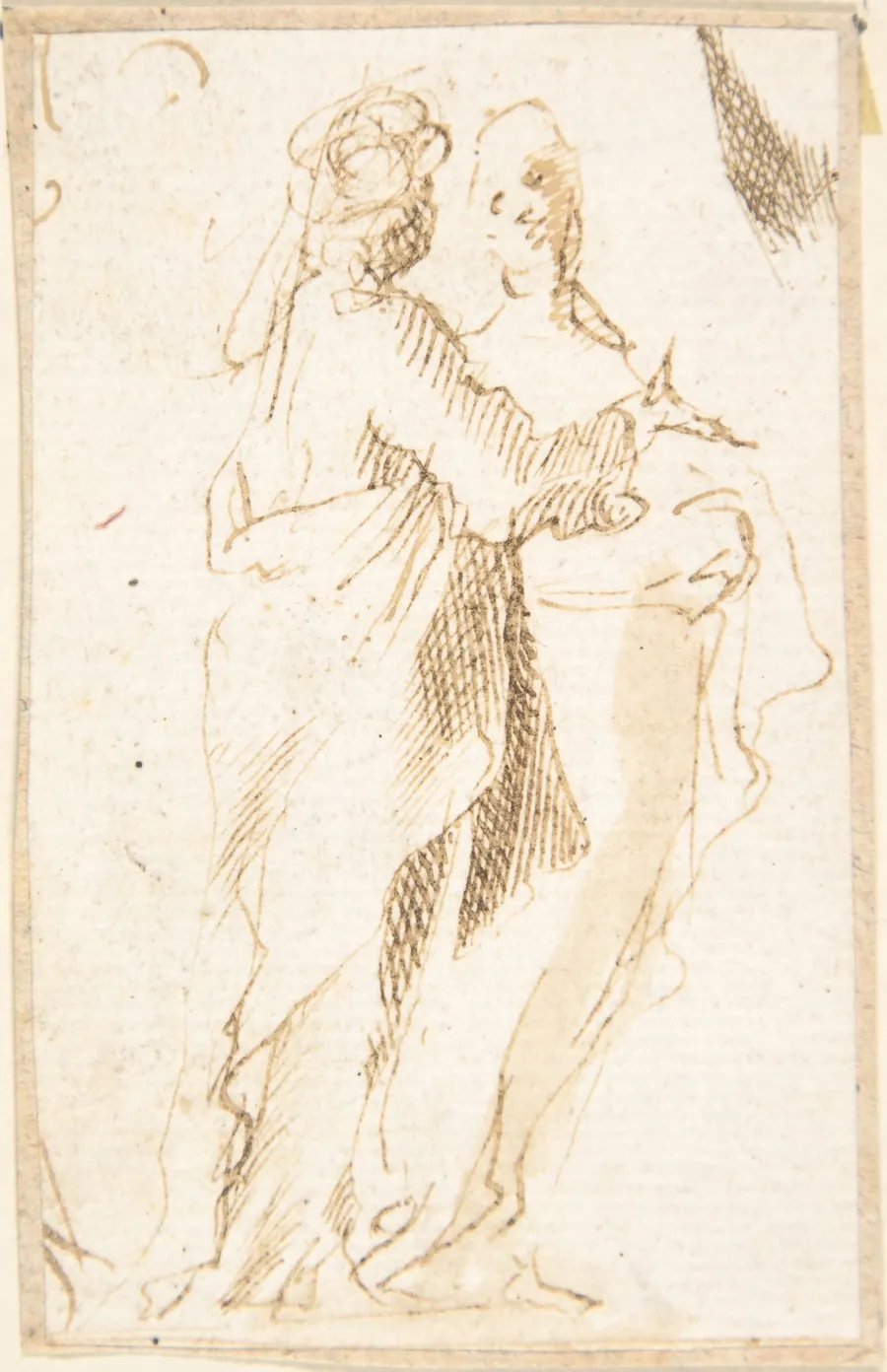 Two Standing Figures by Anonymous, Spanish, School of Seville, 17th century