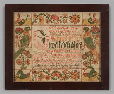 Birth and Baptismal Certificate