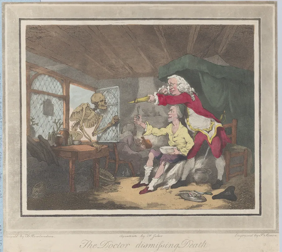 The Doctor Dismissing Death by Francis Jukes