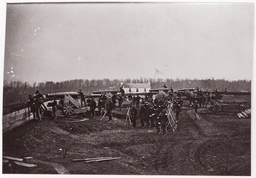 Fort Totten, N.W. of Washington by Mathew B. Brady