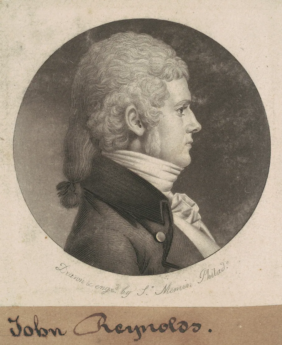 John Reynolds by Charles B. J. Févret de Saint-Mémin