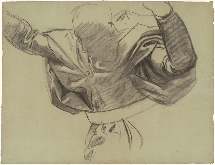 Study for "Handmaid of the Lord" by John Singer Sargent