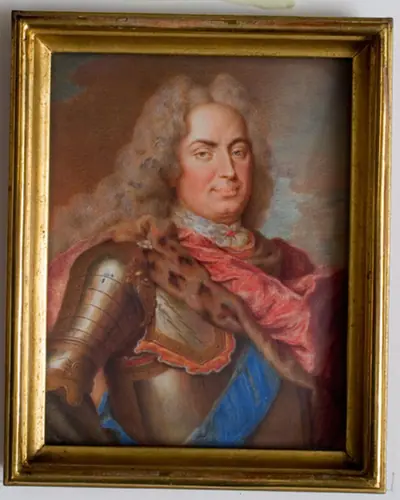Marskal med blåt bånd