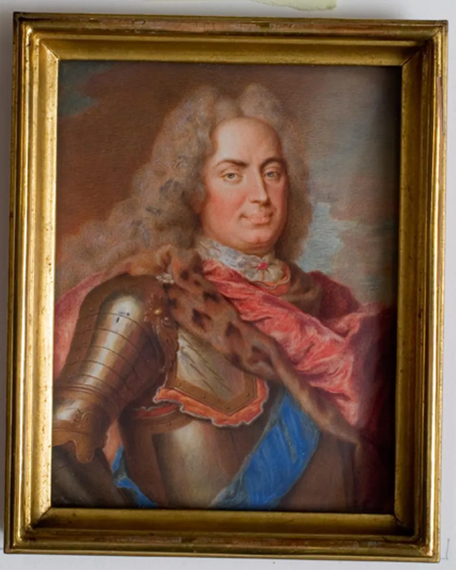 Marskal med blåt bånd by Daniel Gardelle