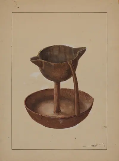 Iron Grease Lamp