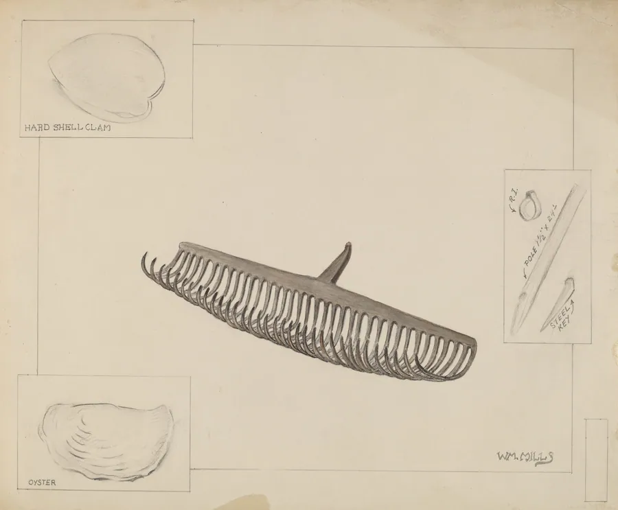 Clam Rake by William Mills