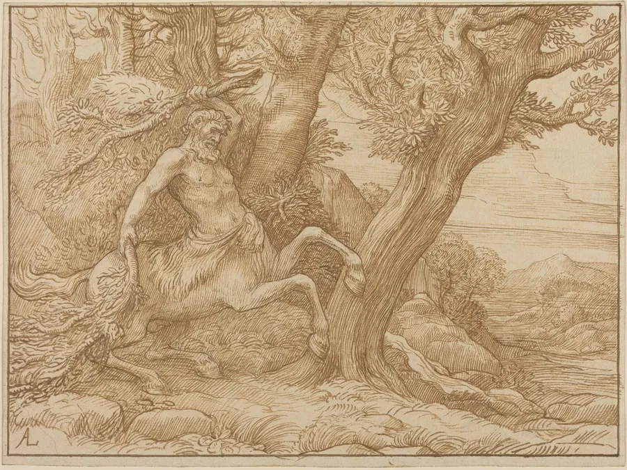 Centaur with Branches by Alphonse Legros