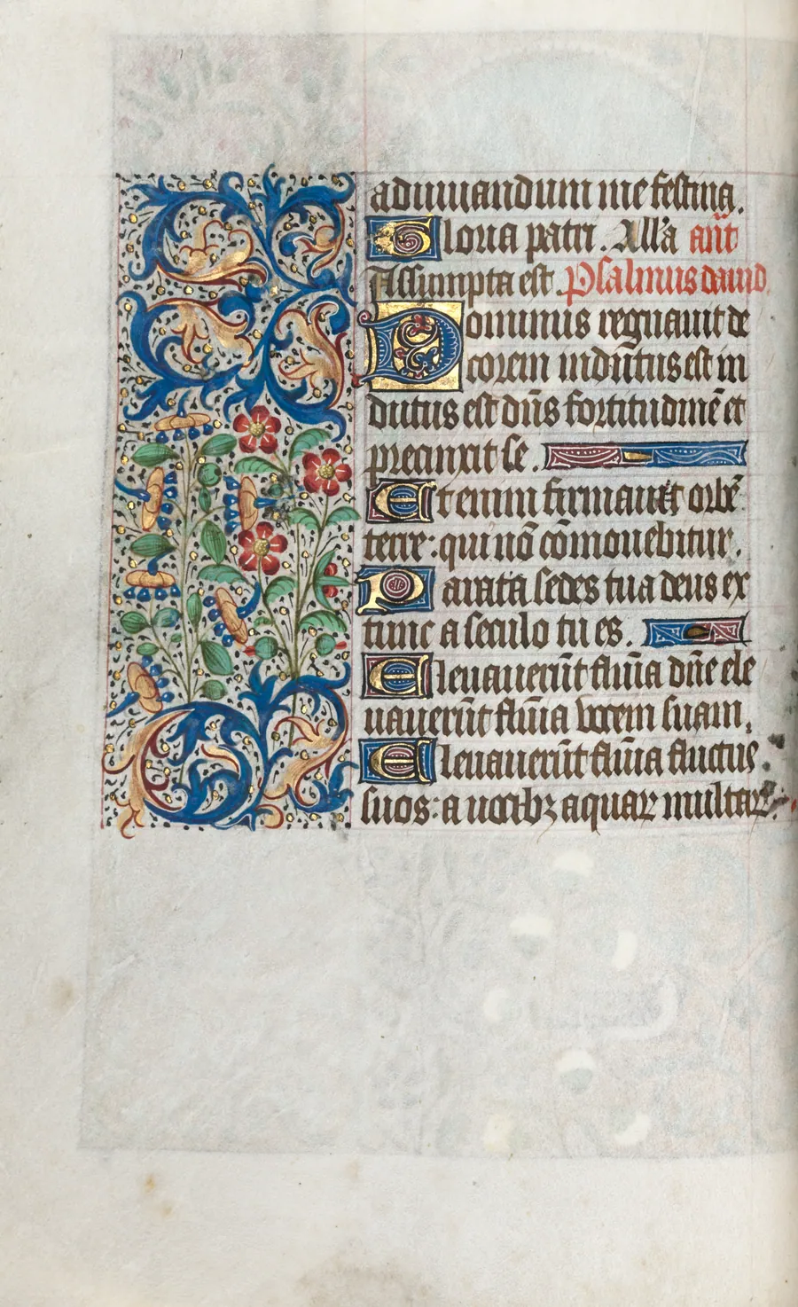 Book of Hours (Use of Rouen): fol. 39b by Master of the Geneva Latini