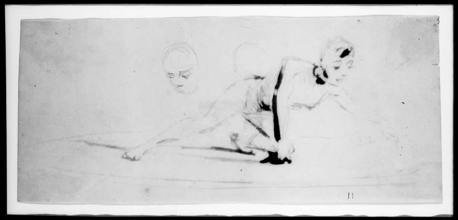 Gladiator (from Sketchbook) by James McNeill Whistler