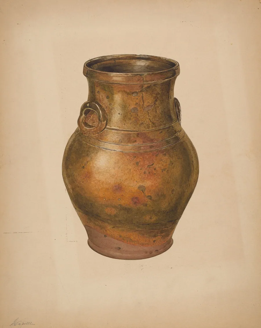 Vase by Giacinto Capelli