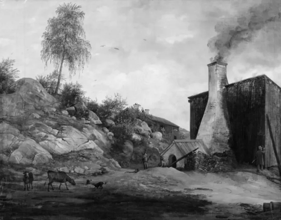 Svensk landskab by Christian Ezdorf