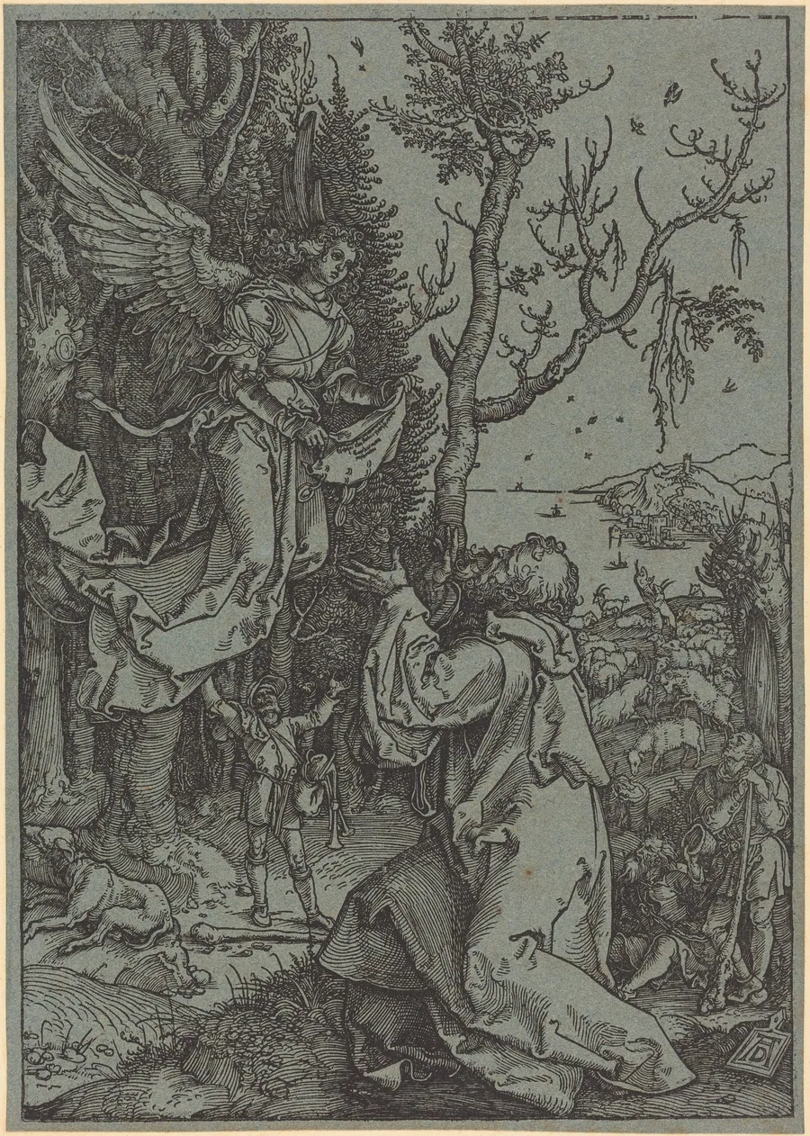 Joachim and the Angel by Albrecht Dürer