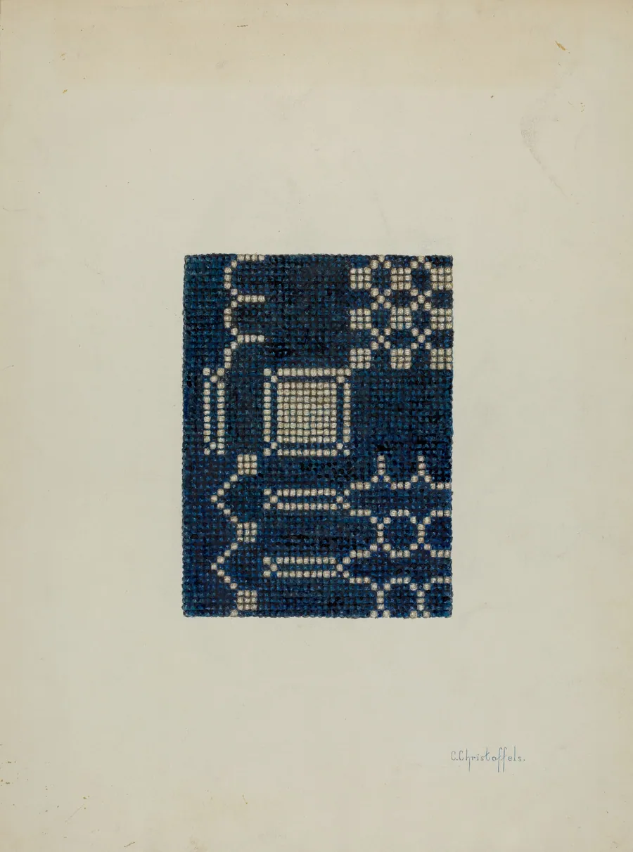 Coverlet (Section of) by Cornelius Christoffels