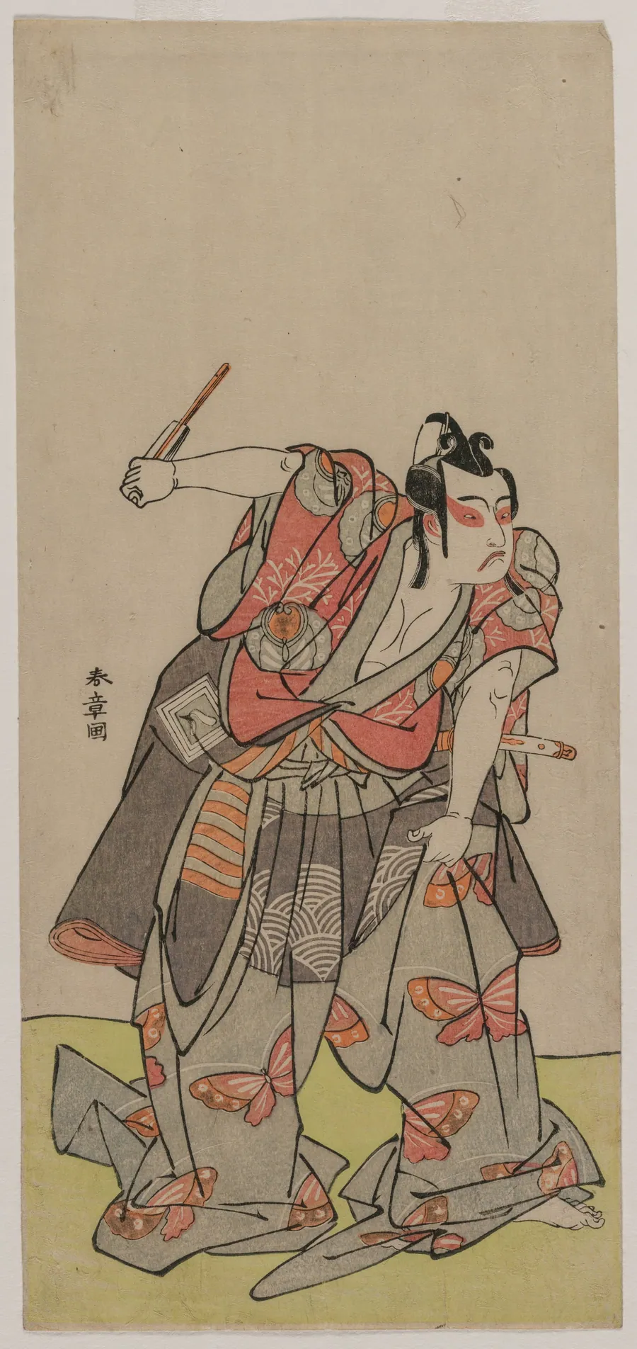 Ichikawa Yaozo II as Soga no Goro by Katsukawa Shunshō