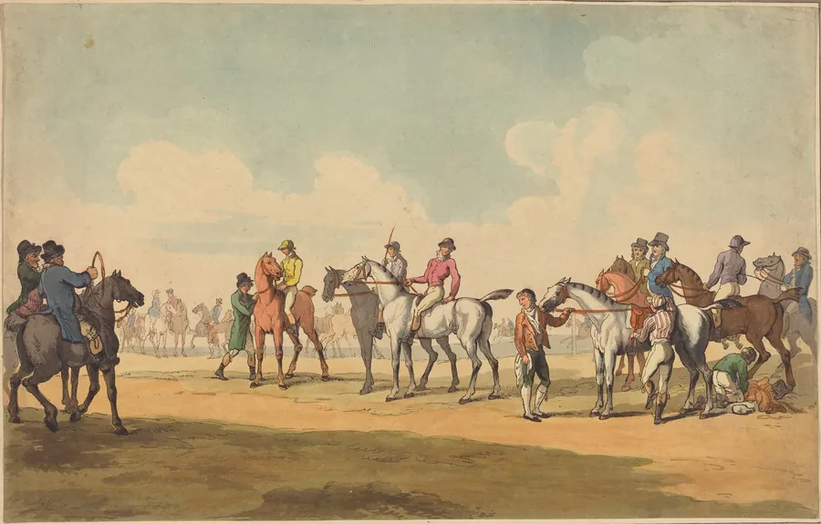 The Course by Thomas Rowlandson