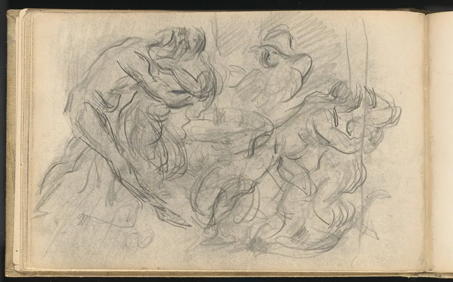 Carnival Scene by Paul Cezanne