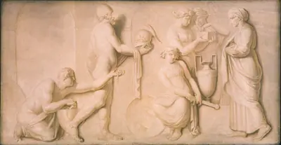 Achilleus mellem Lykomedes' døtre