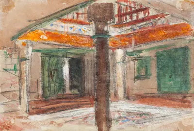 Interior of an Exotic Palace