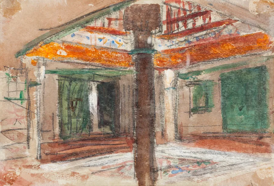Interior of an Exotic Palace by Hercules Brabazon Brabazon