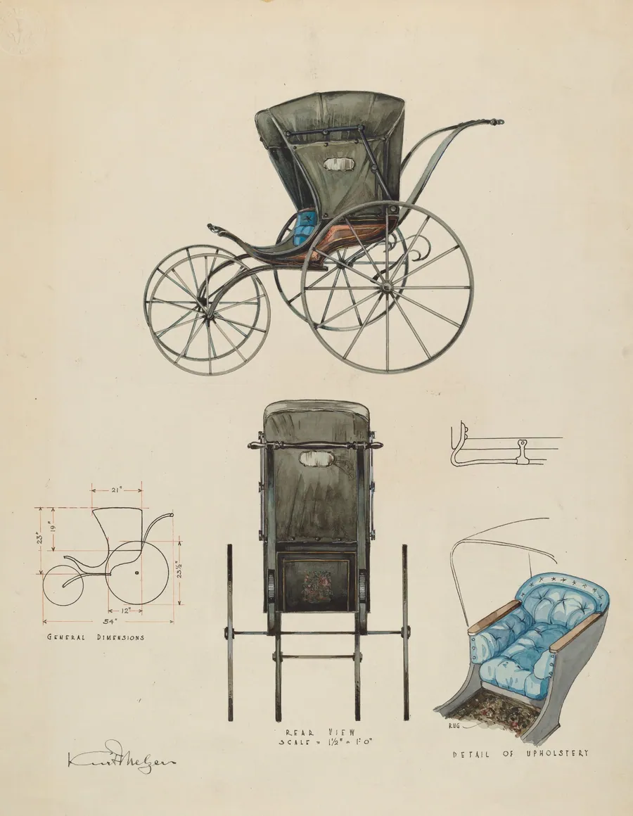 Baby Carriage by Kurt Melzer