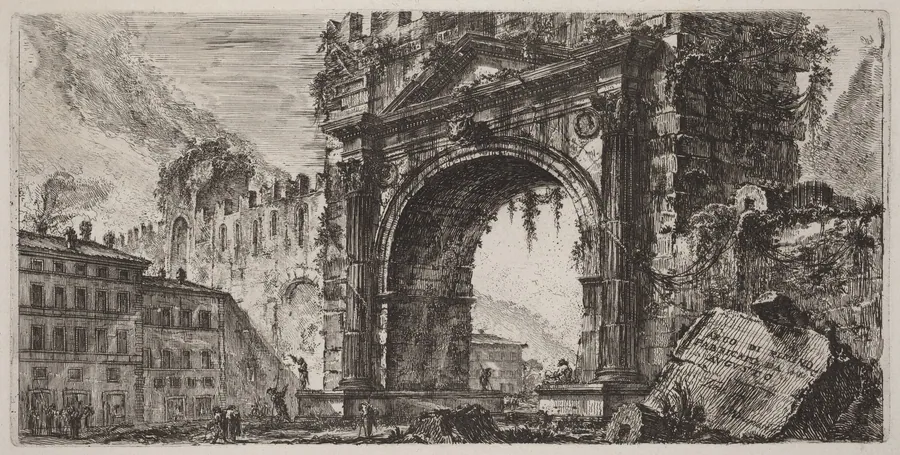 Arco di Rimino fabbricato da Augusto by Giovanni Battista Piranesi
