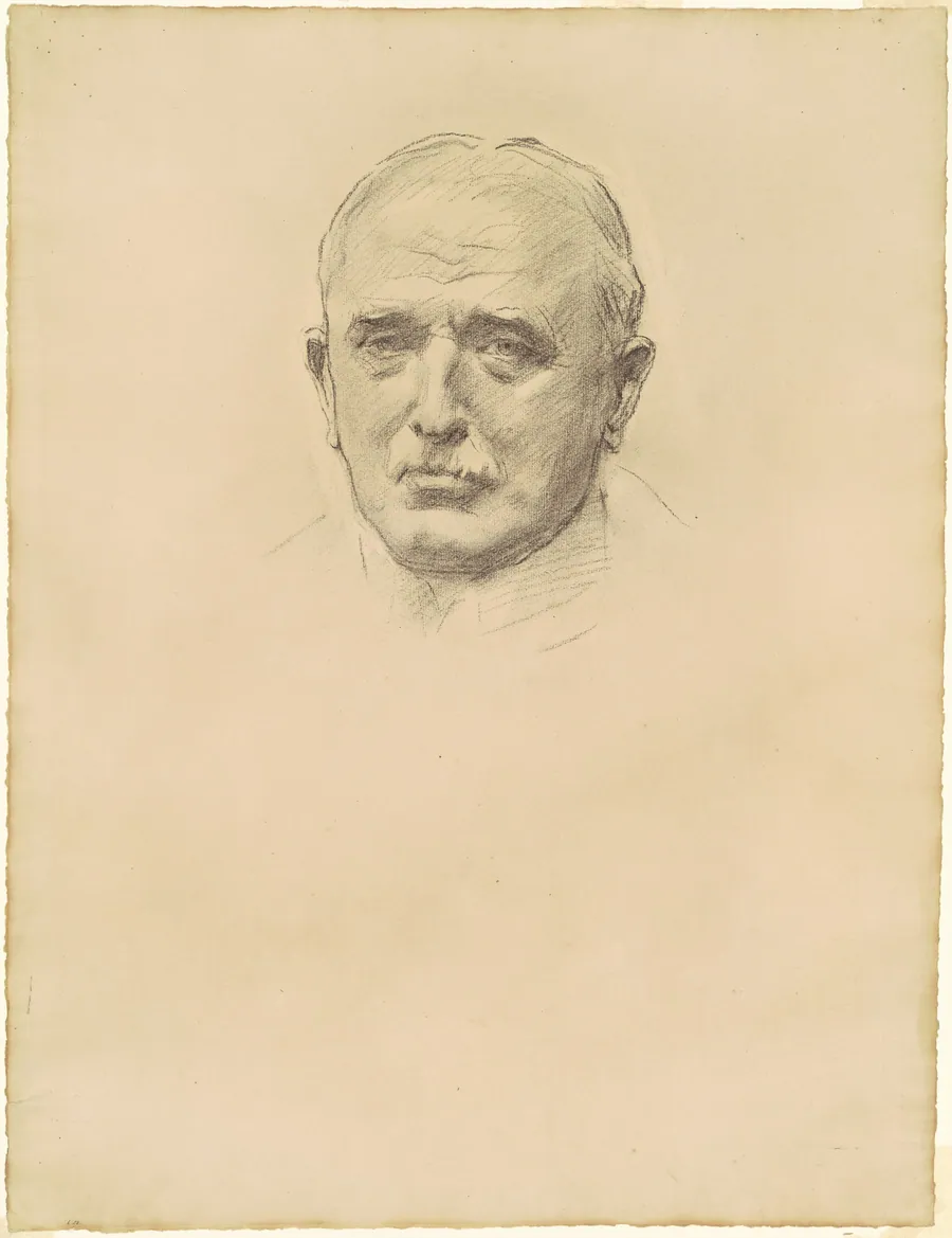 Study of Field Marshal John French for "General Officers of World War I" by John Singer Sargent