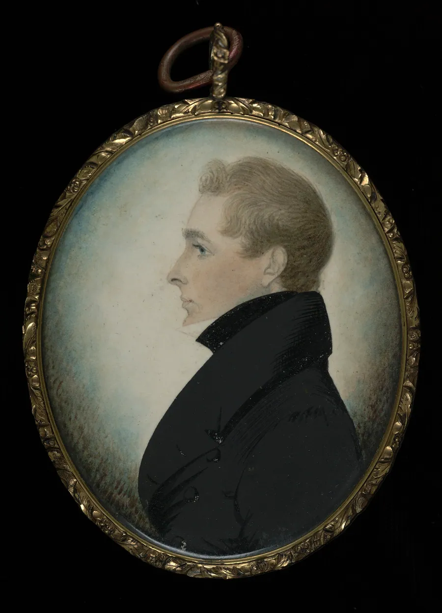 Gentleman in a Black Coat by Unidentified