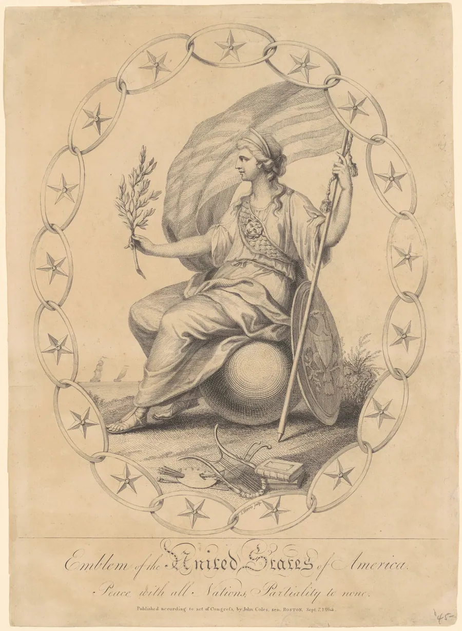 Emblem of the United States of America by Samuel A. Harris