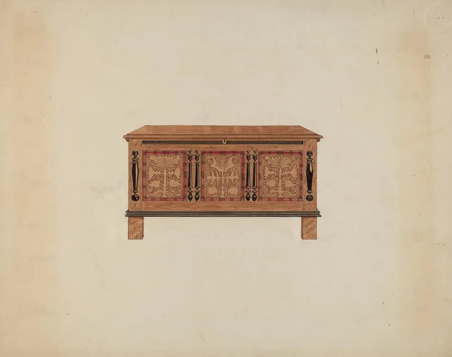 Blanket Chest - Front View by Martin Partyka