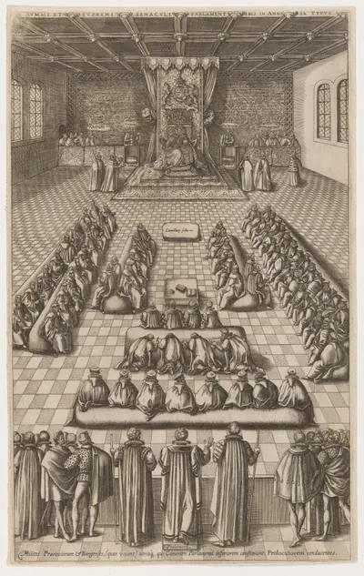 Queen Elizabeth in Parliament
