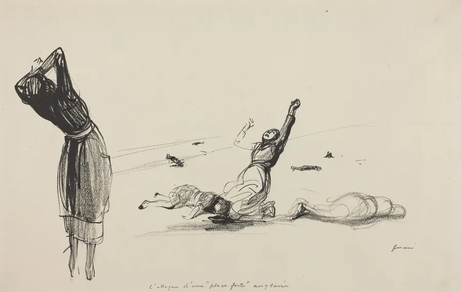 L'attaque d'une "place forte" anglaise by Jean-Louis Forain