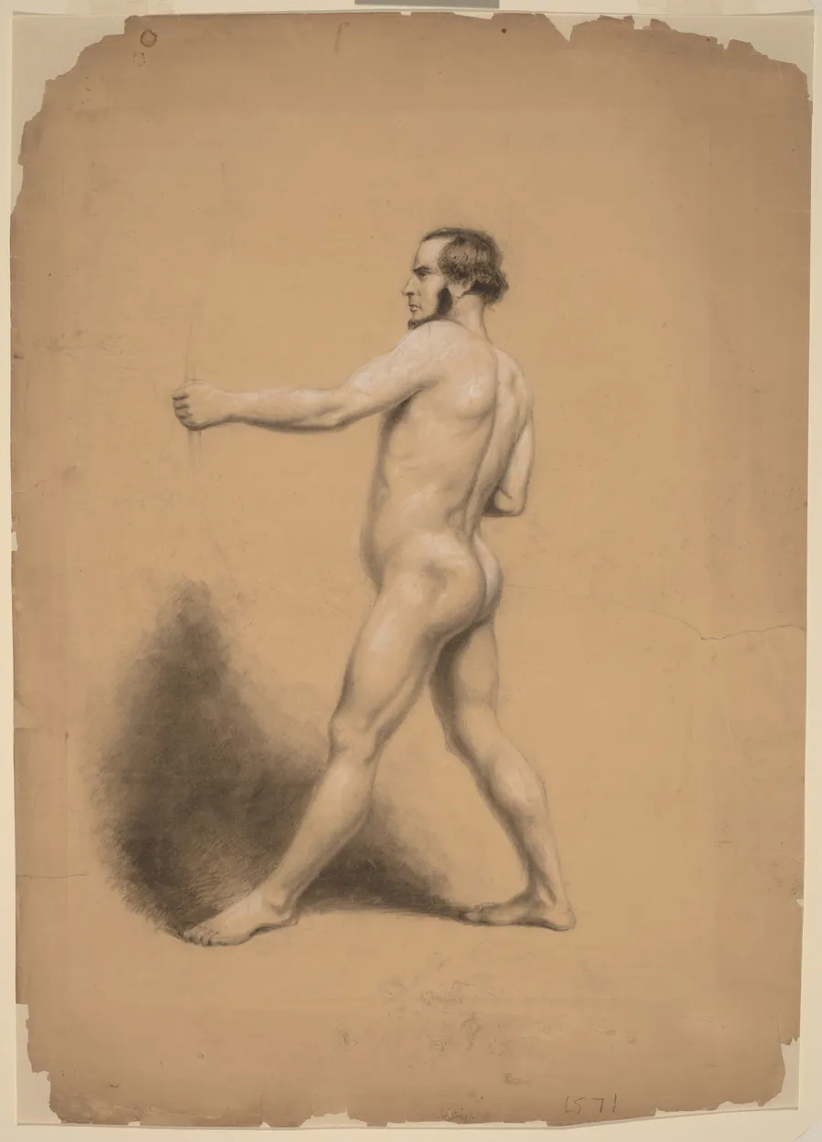 Archer, Nude Study by Thomas Nast