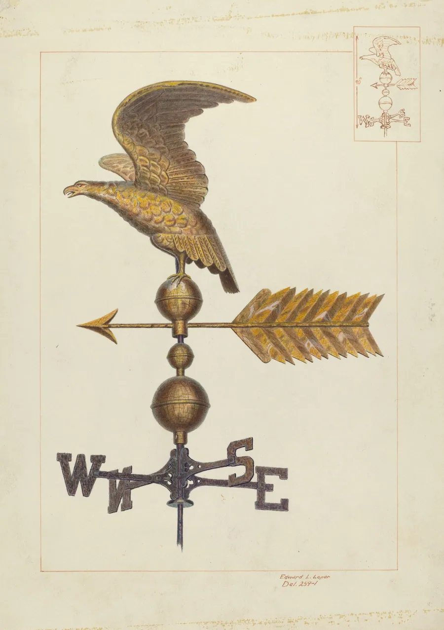 Eagle Weather Vane by Edward L. Loper