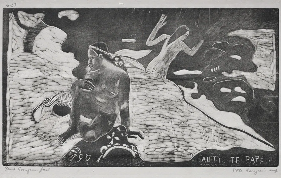 Noa Noa: Women at the River (Auti Te Pape) by Paul Gauguin
