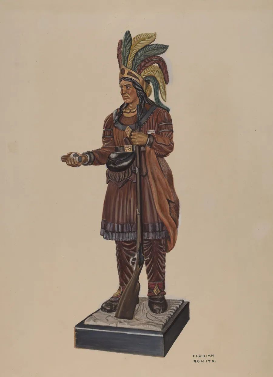 Cigar Store Indian by Florian Rokita