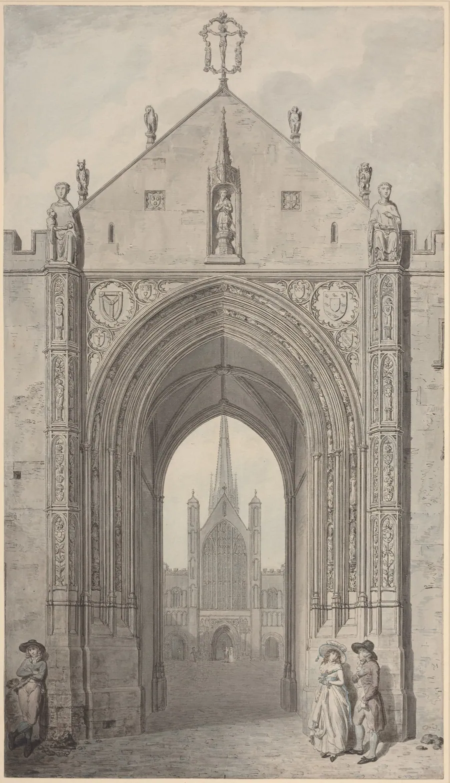 The Erpingham Gate, Norwich by John Carter