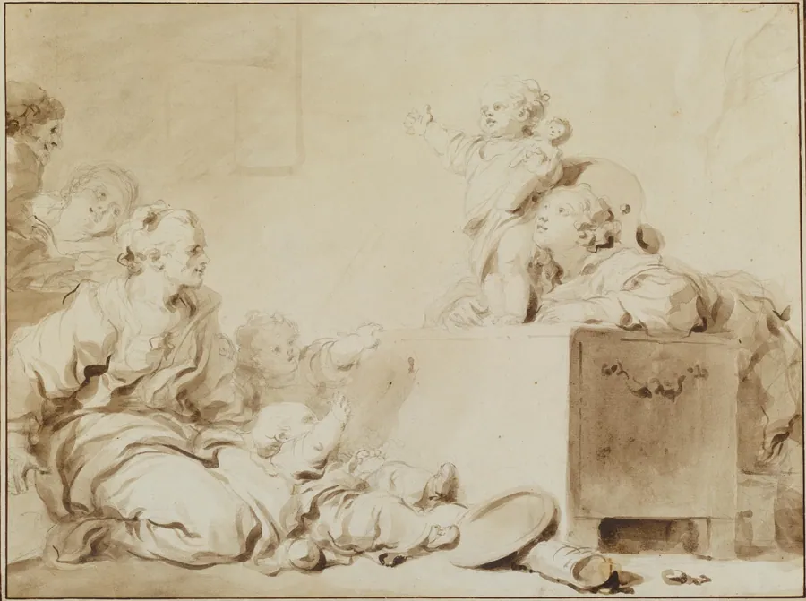 The Little Preacher by Jean Honoré Fragonard