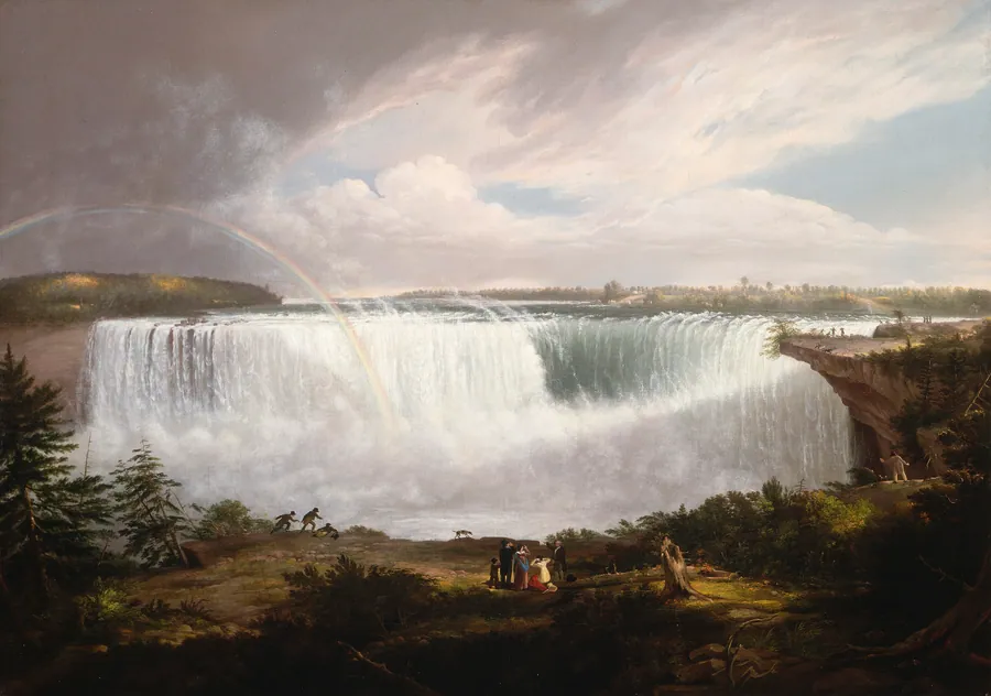 The Great Horseshoe Fall, Niagara by Alvan Fisher, born Needham, MA 1792-died Dedham, MA 1863
