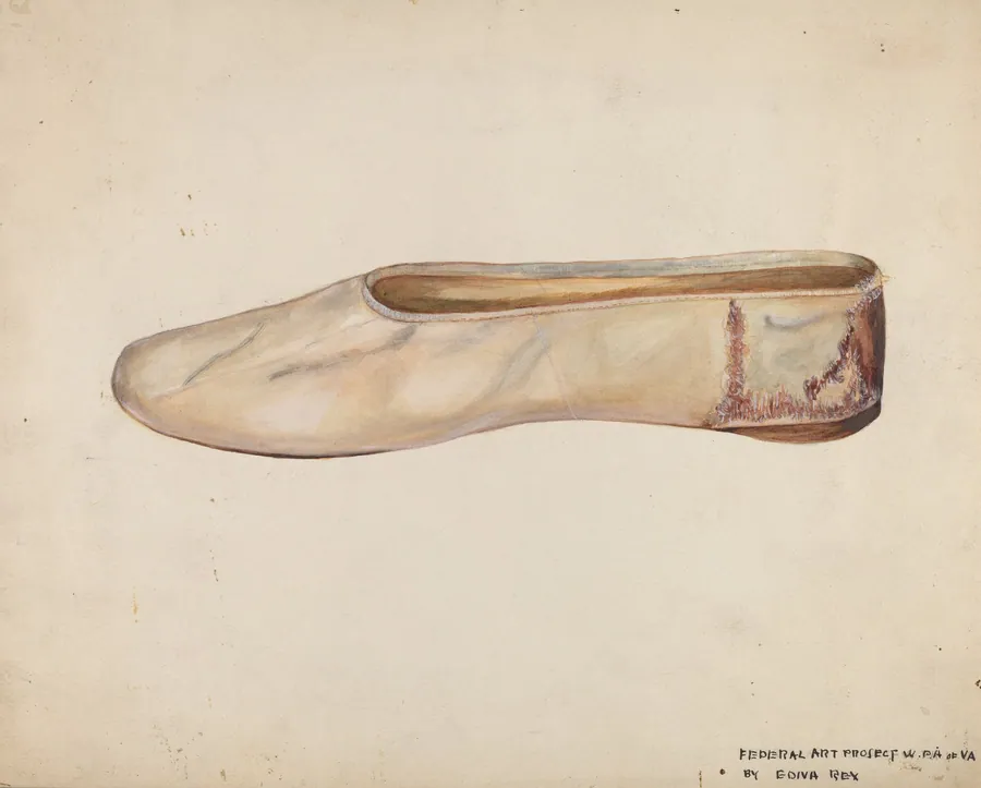 Woman's Slippers by Edna Crenshaw Rex
