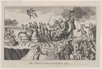 The Political Cartoon, for the Year 1775