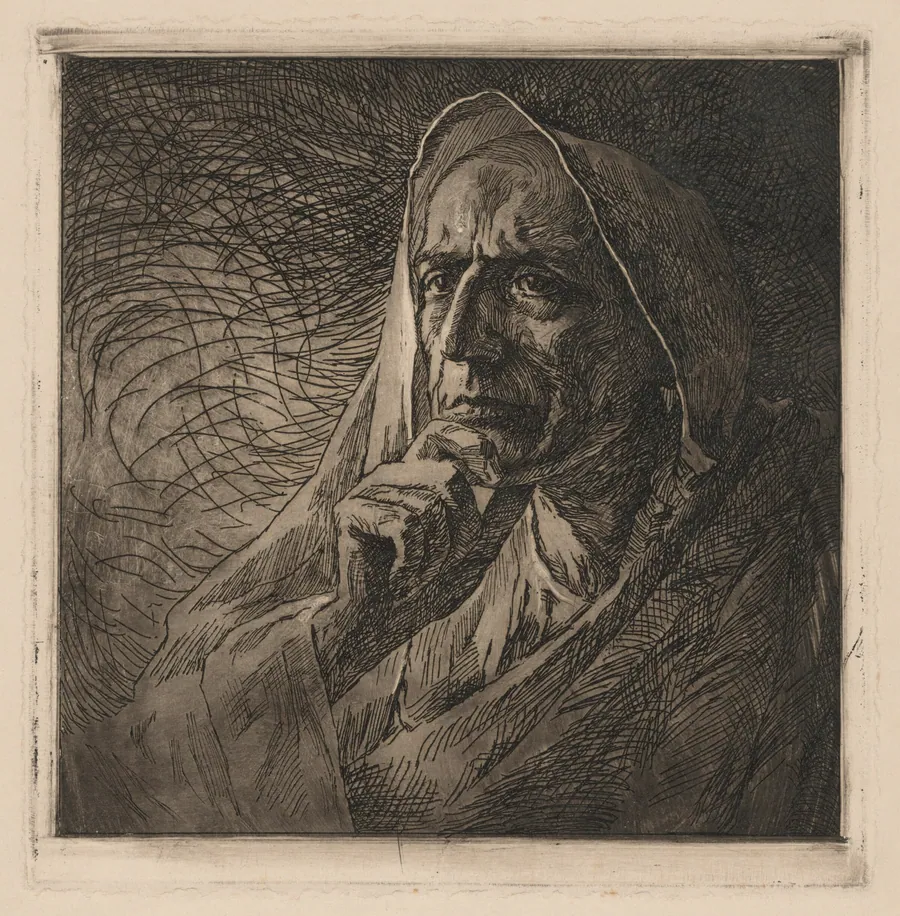 Gabriele D'Annunzio by Adolfo De Carolis