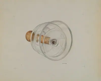 Glass Butter Mold